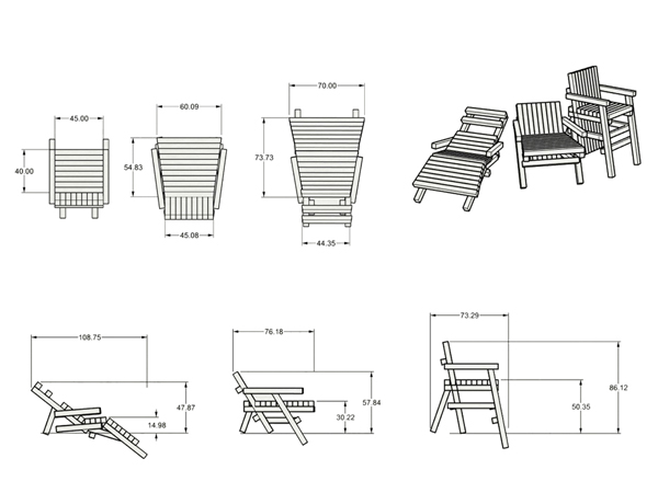 Kamoike Chairs Scale