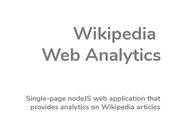 Wikipedia Web Analytics Github